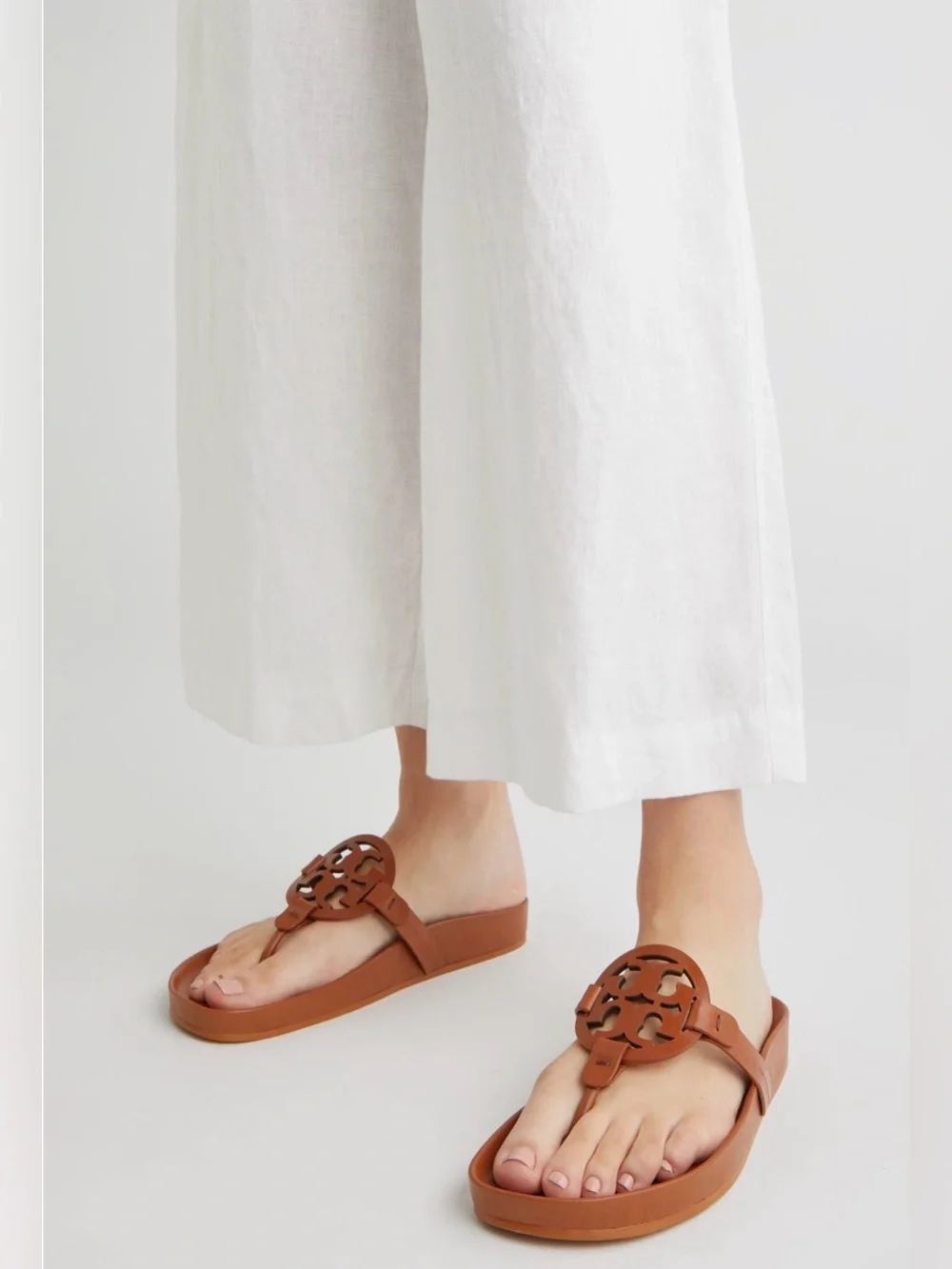 Tory Burch Miller Cloud Thong Sandals - Women - size 8.5